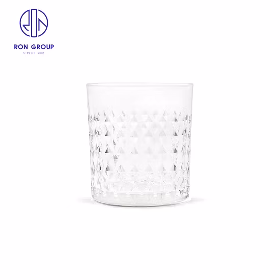 Wholesale Price Glassware Colorful Drinking Juice Cup Glass Bottle for Hotel Restaurant Wedding Coffee Shop