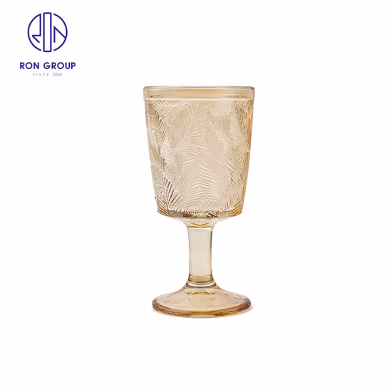 Wholesale Price Glassware Colorful Drinking Juice Cup Glass Bottle for Hotel Restaurant Wedding Coffee Shop